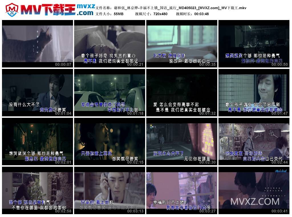 谢和弦_林京烨-幸福不上锁_国语_流行_MD405023
